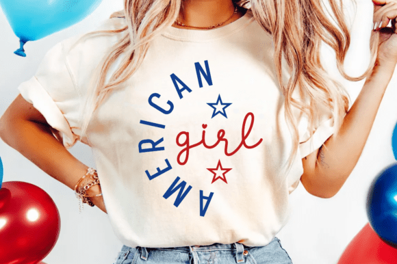 Download American Girl Png, 4th of July Shirt Svg - Png Collection