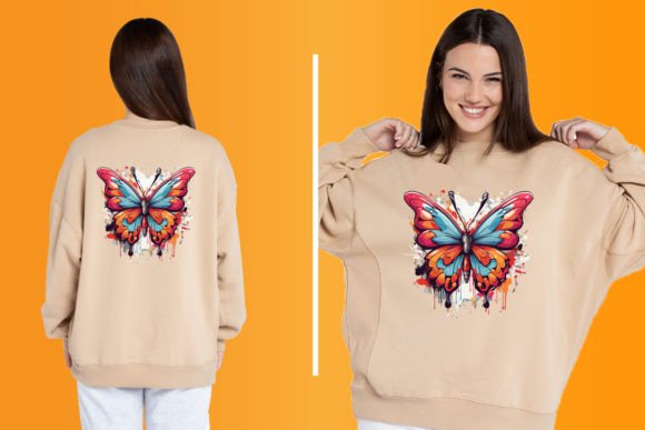 Download Watercolor Butterfly T Shirt Design - Design Collection