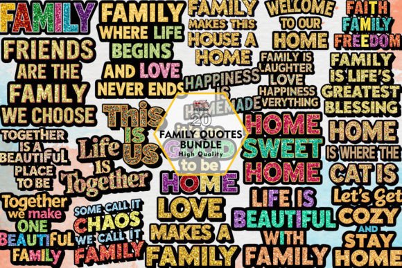Download Family Quotes Bundle Clipart PNG - Png Collection