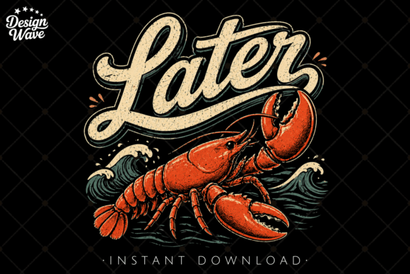 Download Later Lobster Funny Beach Quote PNG - Png Collection