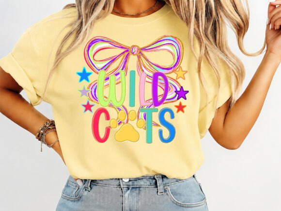 Download Wild Cats Bow T-Shirt SVG PNG Design - Png Collection