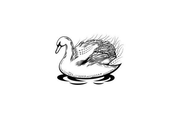 Download Animal Goose Engraving Vector Design - Design Collection