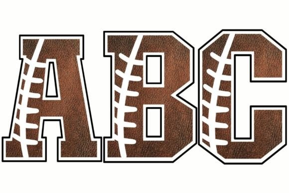 Download SPORTS FONT FOOTBALL LETTERS PNG - Png Collection